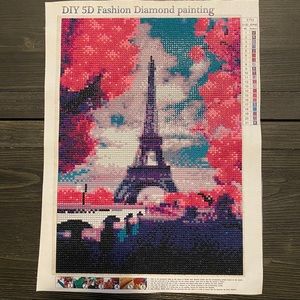 Eiffel Tower Completed Diamond Painting